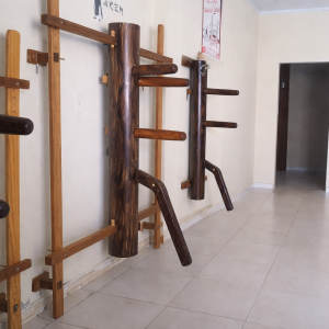 Mudjong de parede auto ajustável madeira + PVC