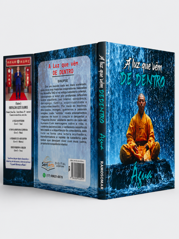 Livro: A Luz que Vêm de Dentro - Água / Com Aba